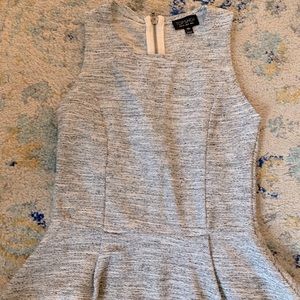 Topshop Peplum Sleeveless Top Sz 4